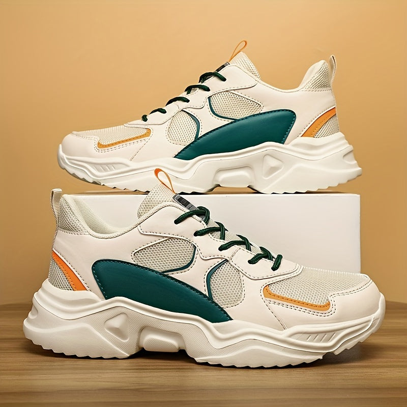 Men's Fashion Platform Sneakers - Casual Athletic Shoes