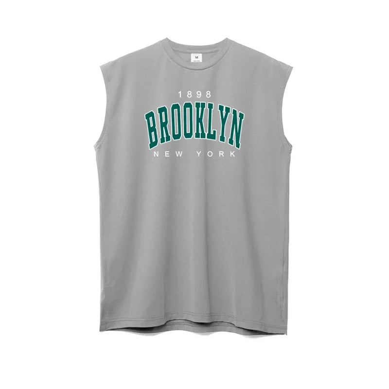 Gym Fitness Running Sport Tank Tops Summer Mesh Breathable T-shirts Mens